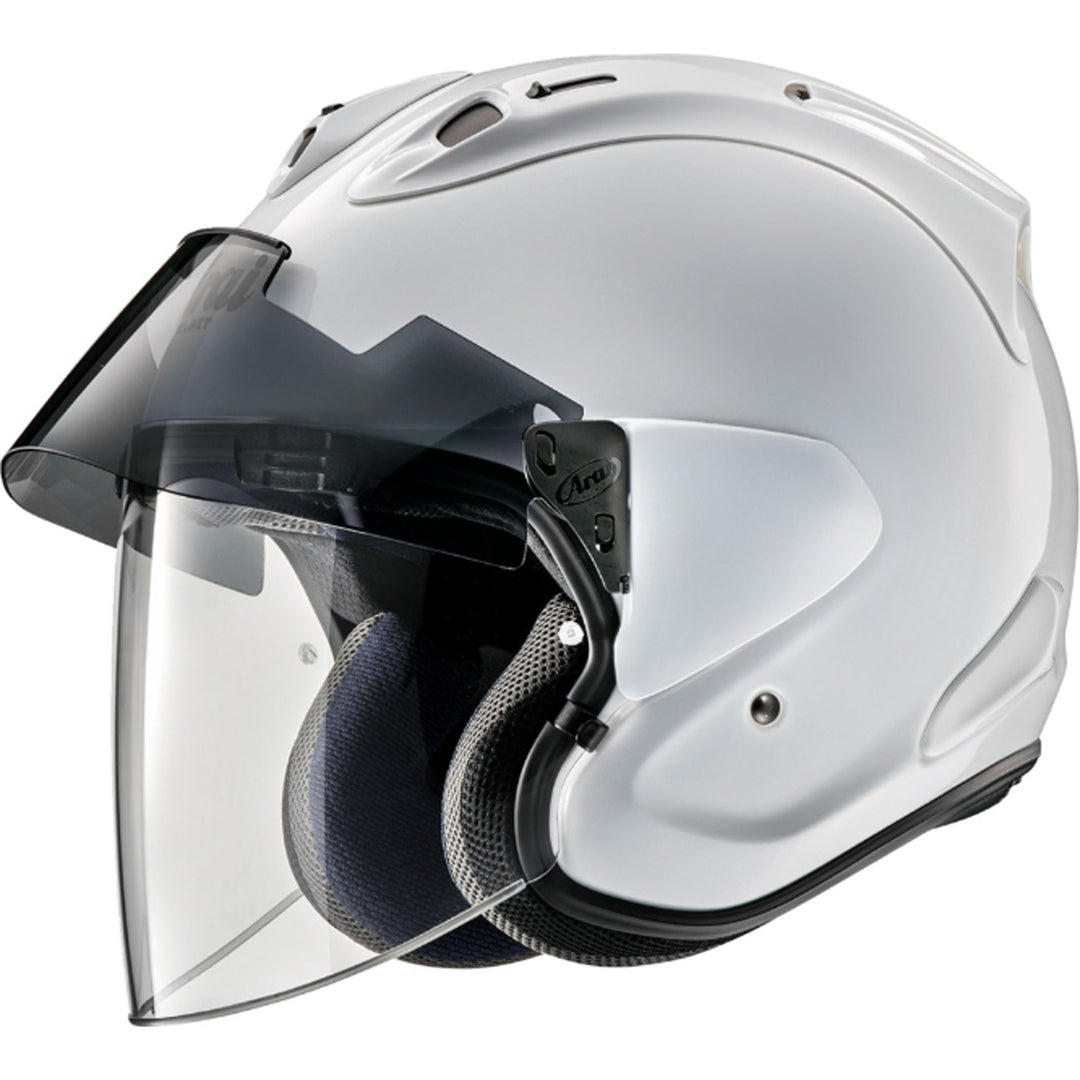 Arai Ram-X Solid Helmet Diamond White - Side View