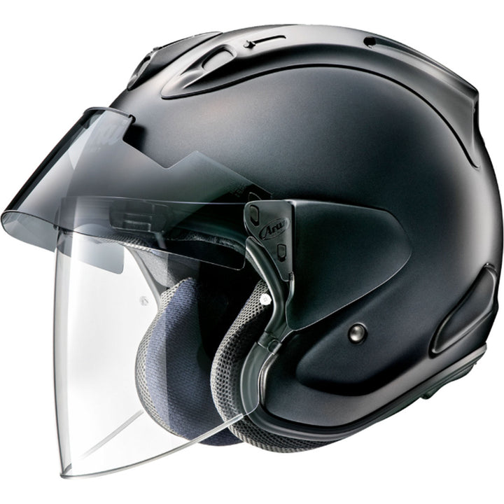Arai Ram-X Solid Helmet Black Frost - Side View
