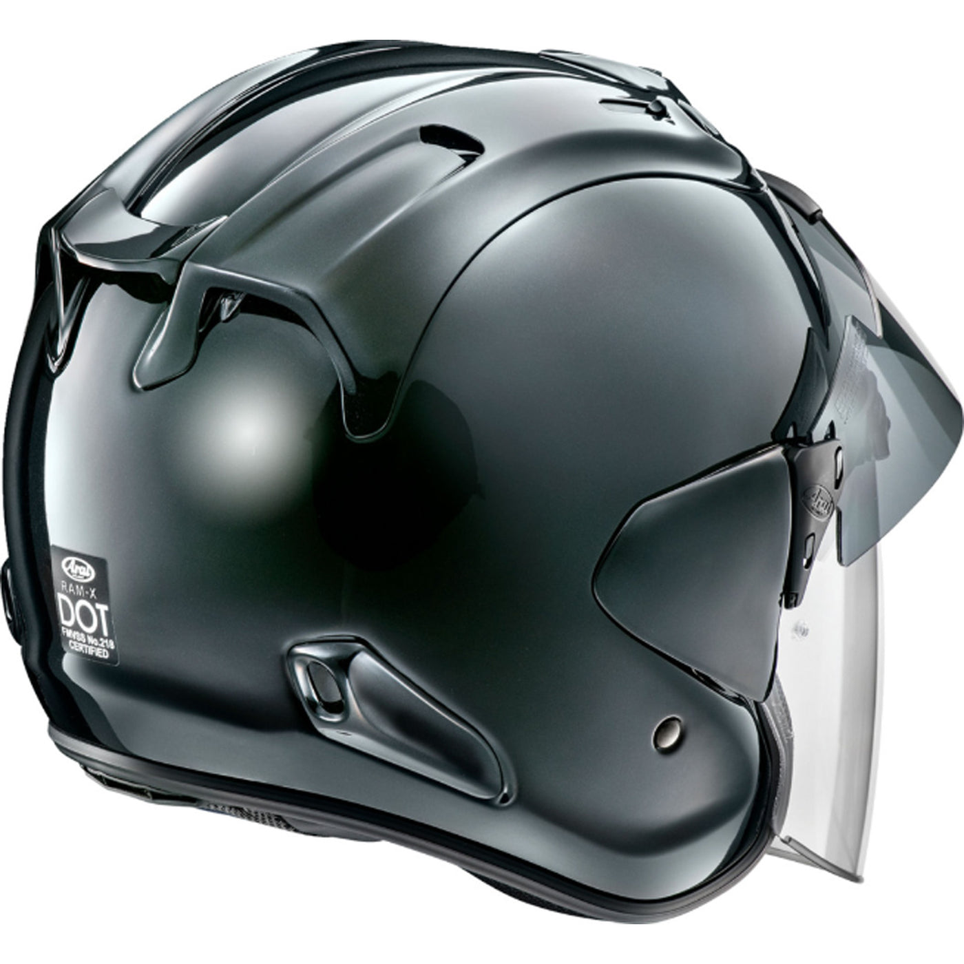 Arai Ram-X Solid Helmet Modern Gray - Rear Side View