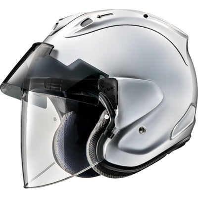 Arai Ram-X Solid Helmet Aluminum Silver - Side View