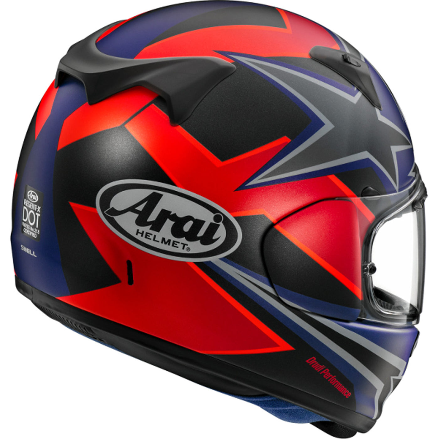 Arai Regent-X S&S Helmet Dark - Rear Side View