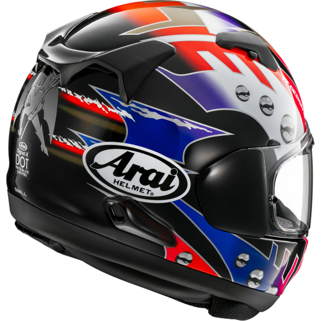 Arai Signet-X Harada Helmet - Rear Side View