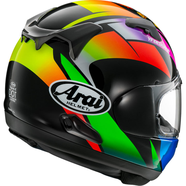 Arai Signet-X Sakata Helmet - Rear Side View