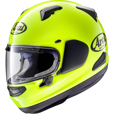 Arai Signet-X Solid Helmet Fluorescent Yellow - Side View