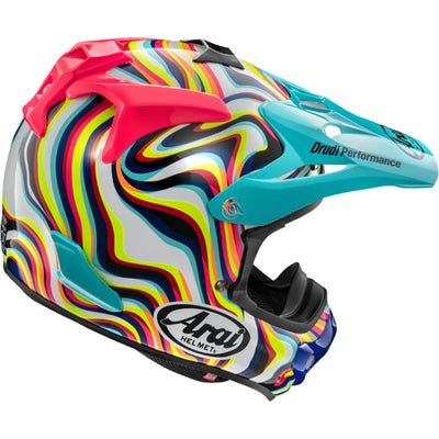 Arai VX-Pro4 Stream Helmet Pink - Rear Side View