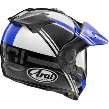Arai XD-5 Cosmic Helmet Blue - Rear Side View