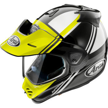 Arai XD-5 Cosmic Helmet Fluorescent Yellow - Front Side View