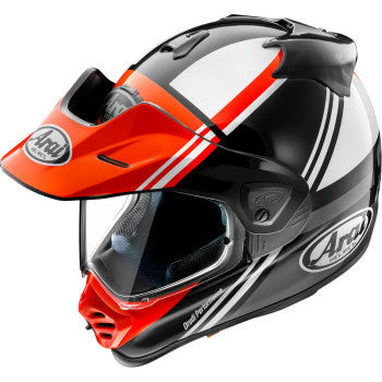 Arai XD-5 Cosmic Helmet Red - Front Side View