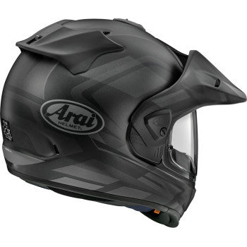 Arai XD-5 Discovery Helmet Black Frost - Rear Side View