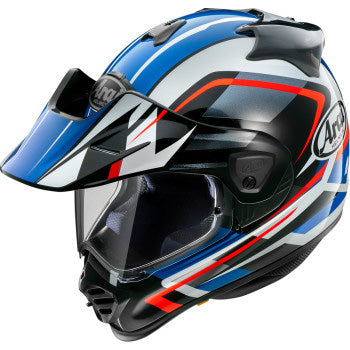 Arai XD-5 Discovery Helmet Blue - Front Side View