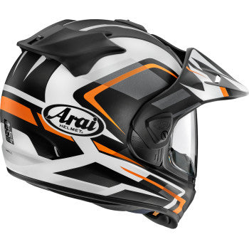 Arai XD-5 Discovery Helmet Orange Frost - Rear Side View