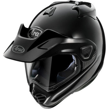 Arai XD-5 Solid Helmet Black - Front Side View
