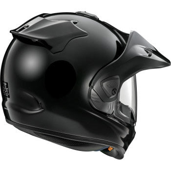 Arai XD-5 Solid Helmet Black - Rear Side View