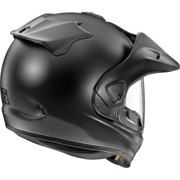 Arai XD-5 Solid Helmet Black Frost - Rear Side View