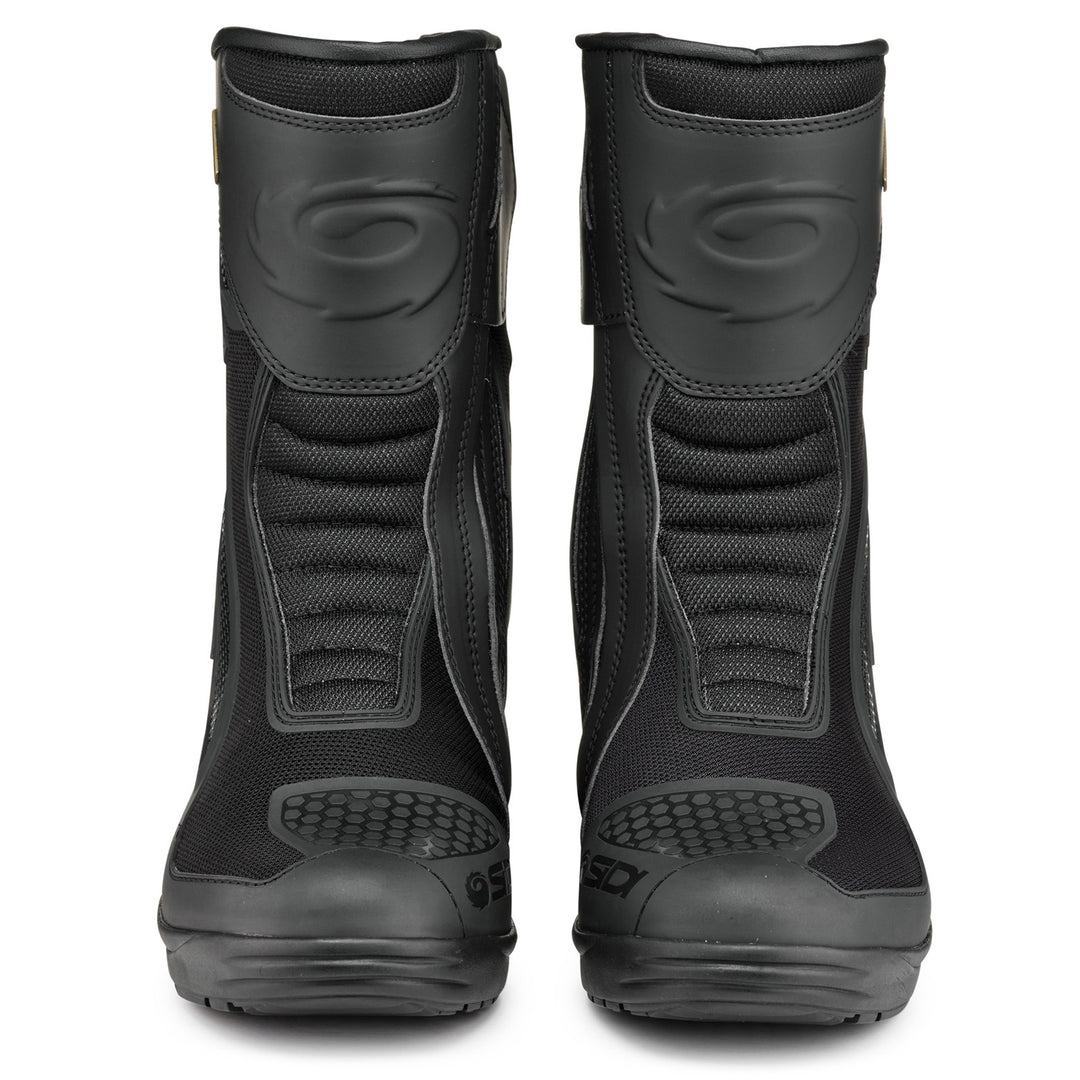 Sidi Aria Gore Boots Black/Black - Front View of Pair