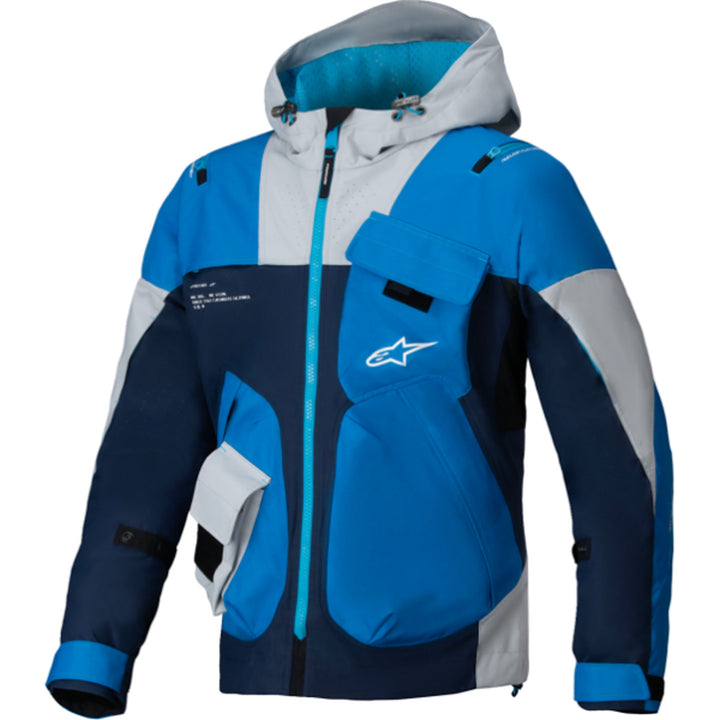 Alpinestars Mogress Air Jacket Blue/Almond - Front View