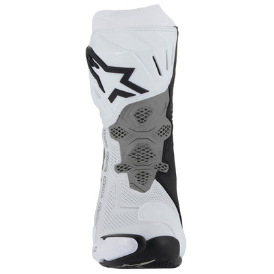 Alpinestars Supertech R v2 Vented Boot White/Mid Gray/Black - Front View