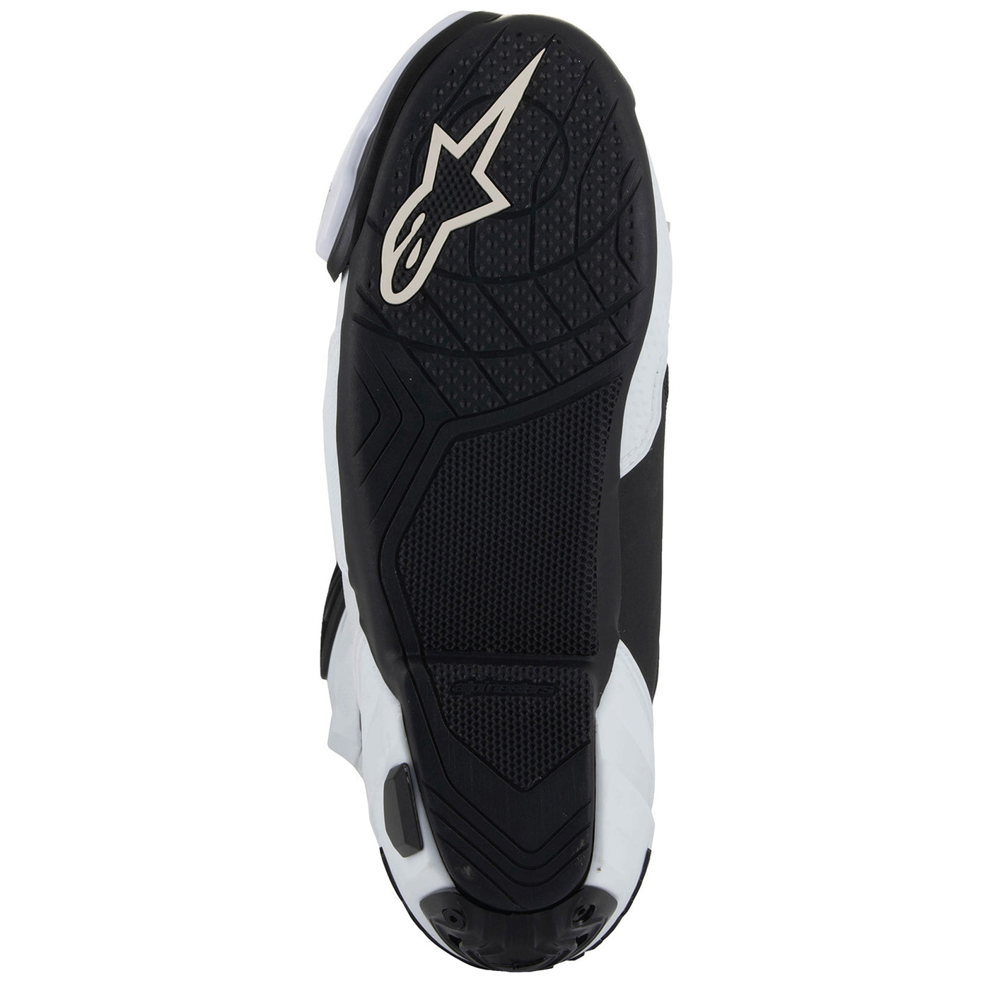 Alpinestars Supertech R v2 Vented Boot White/Mid Gray/Black - Sole View