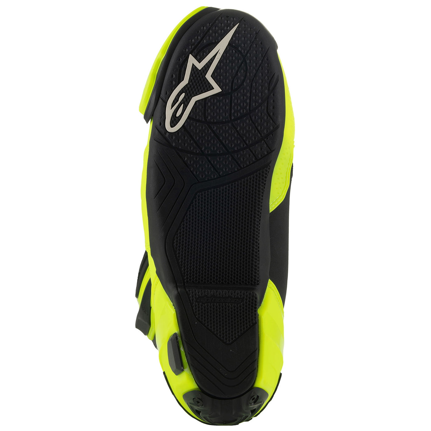 Alpinestars Supertech R v2 Vented Boot Yellow Fluo/Black - Sole View