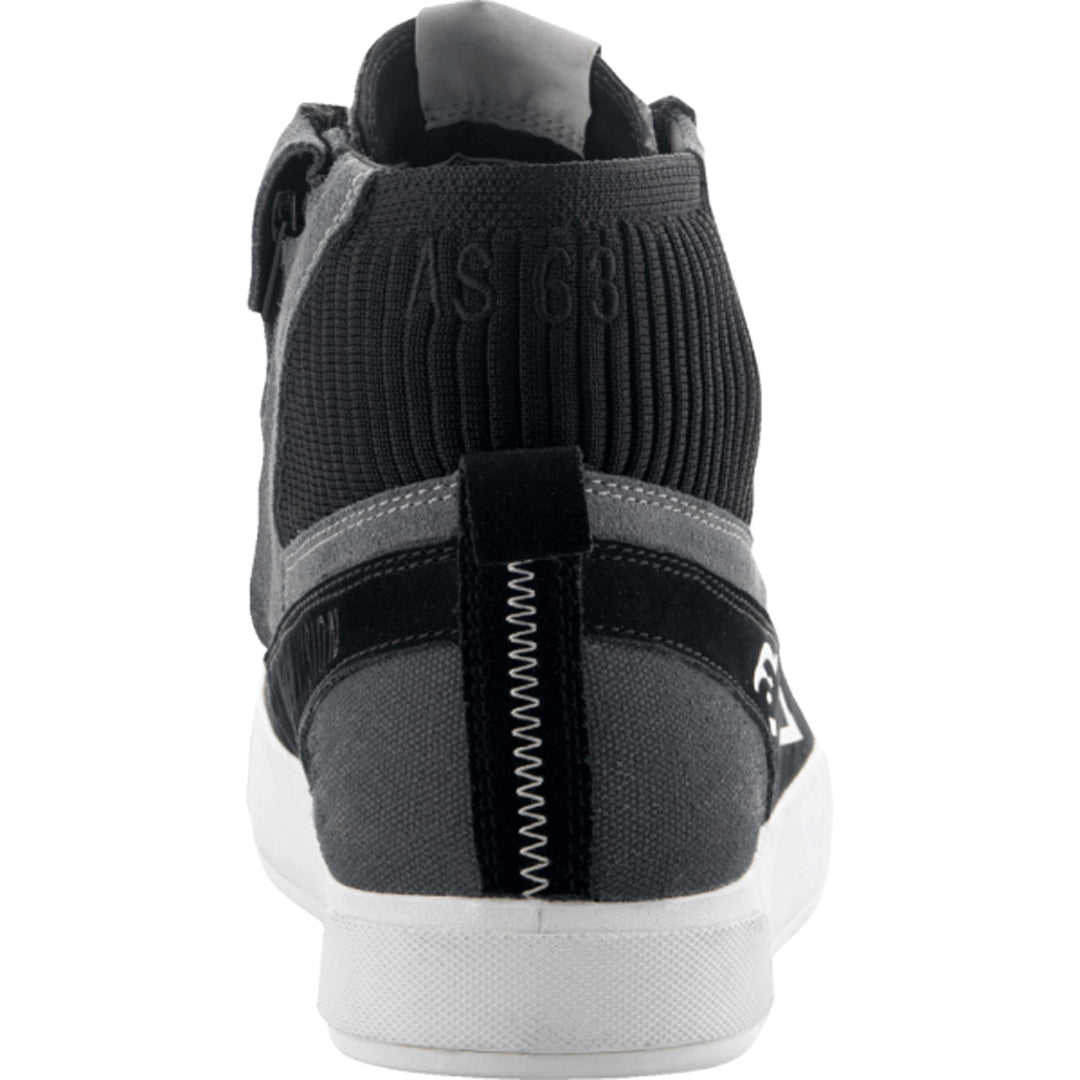 Alpinestars Stated Shoes Black/Gray/White - Rear View