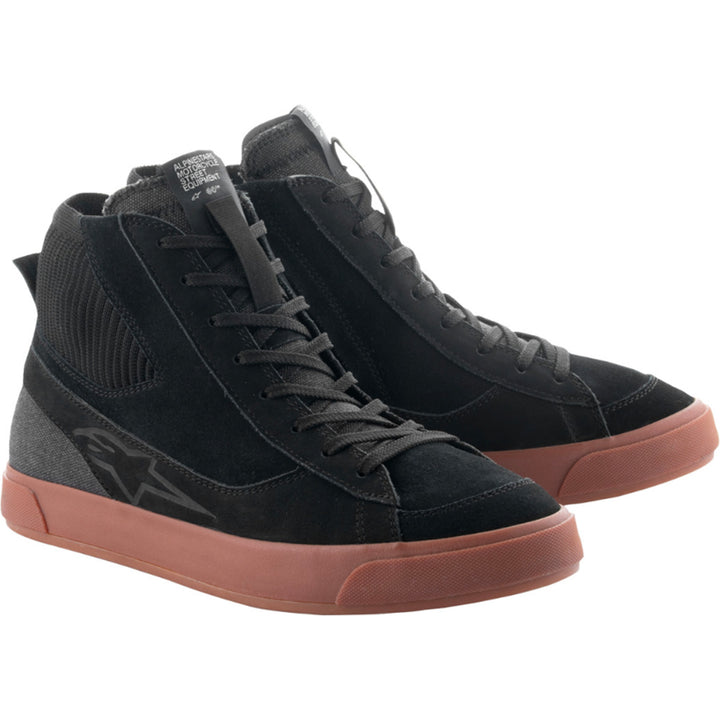 Alpinestars Stated Shoes Black/Gum - Front Side View