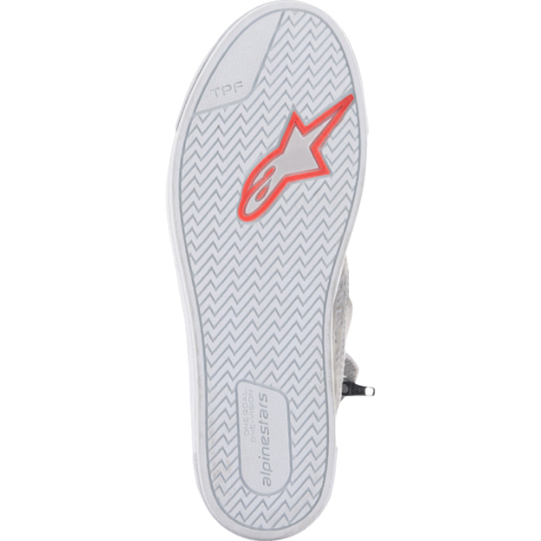 Alpinestars Stated Shoes Gray/Red/White - Sole View