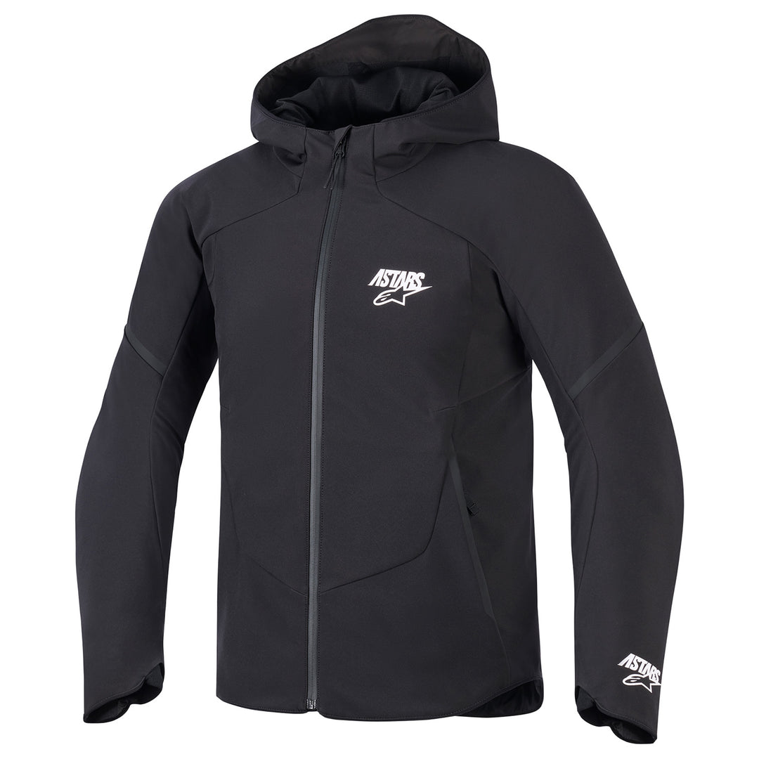 Alpinestars Aeroshell Waterproof Jacket Black/Black - Front View