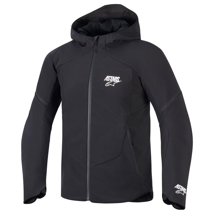 Alpinestars Aeroshell Waterproof Jacket Black/Black - Front View