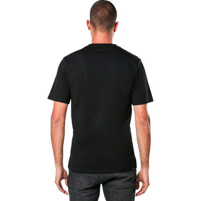 Alpinestars Ageless 2.0 CSF T-Shirt Black/White - Rear View of Model Wearing Shirt