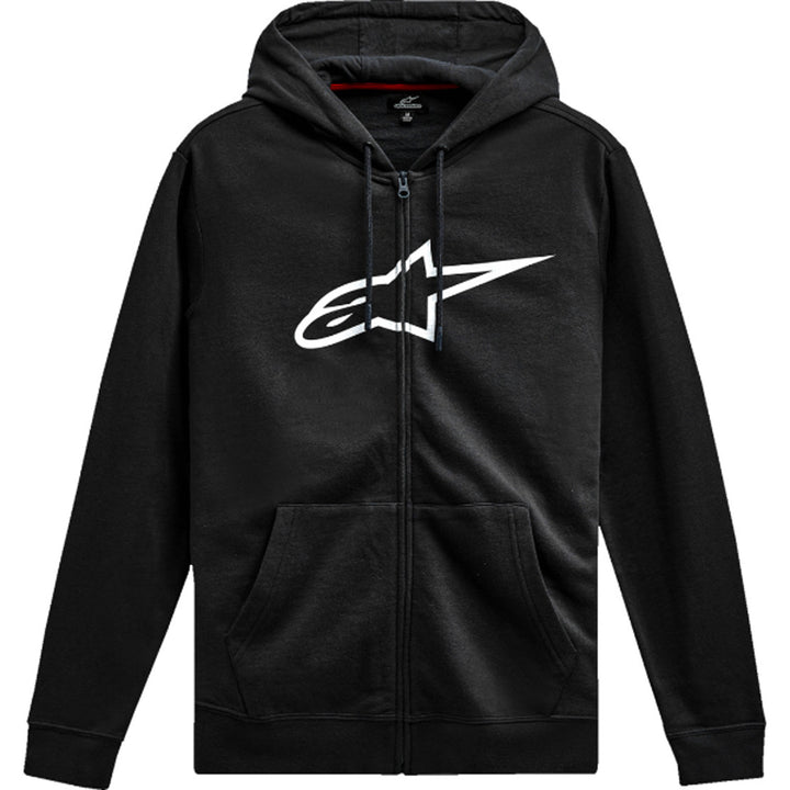 Alpinestars Ageless V3 Zip Hoodie Black/White - Front View