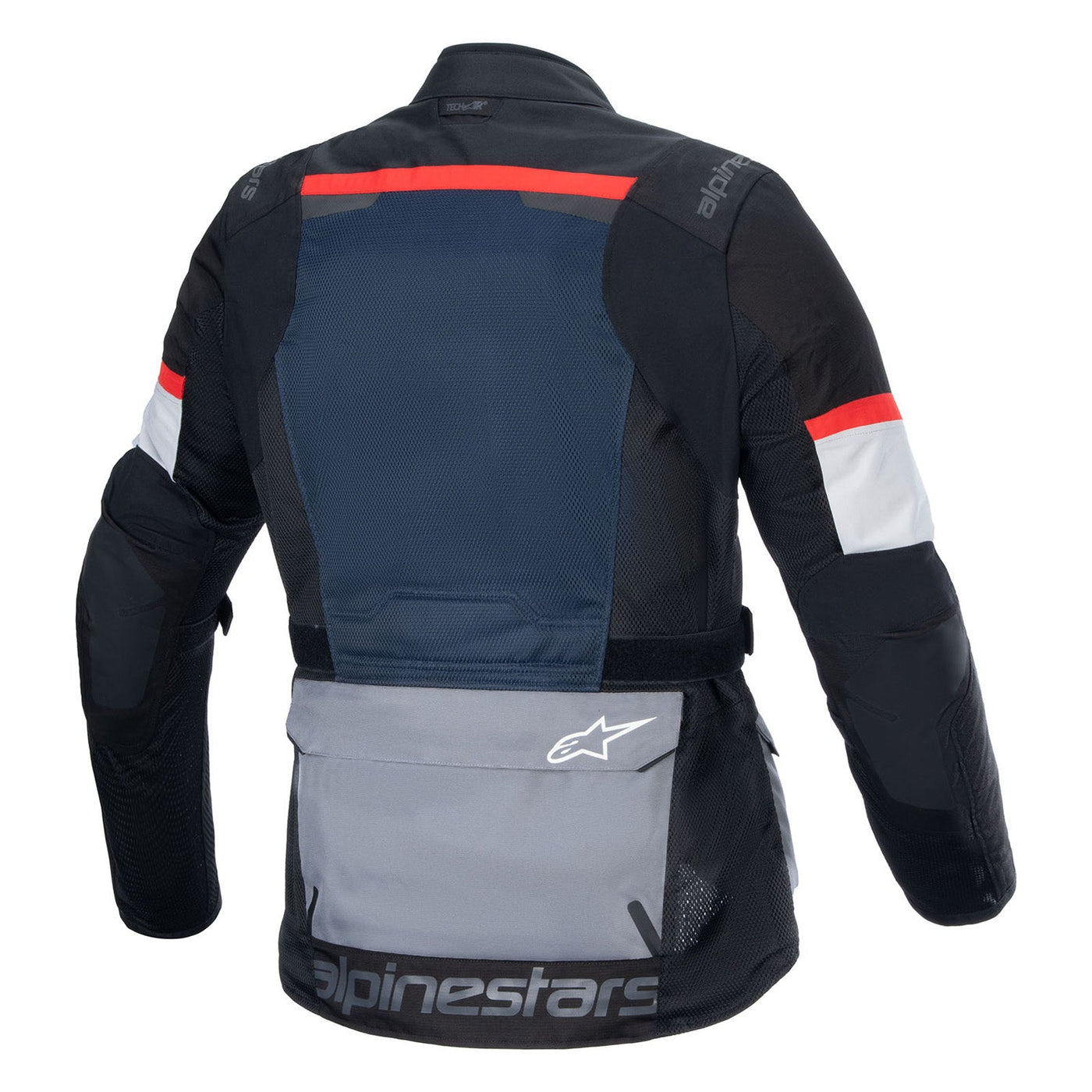 Alpinestars Andes Air Drystar Jacket Deep Blue/Black/Ice Gray - Rear View