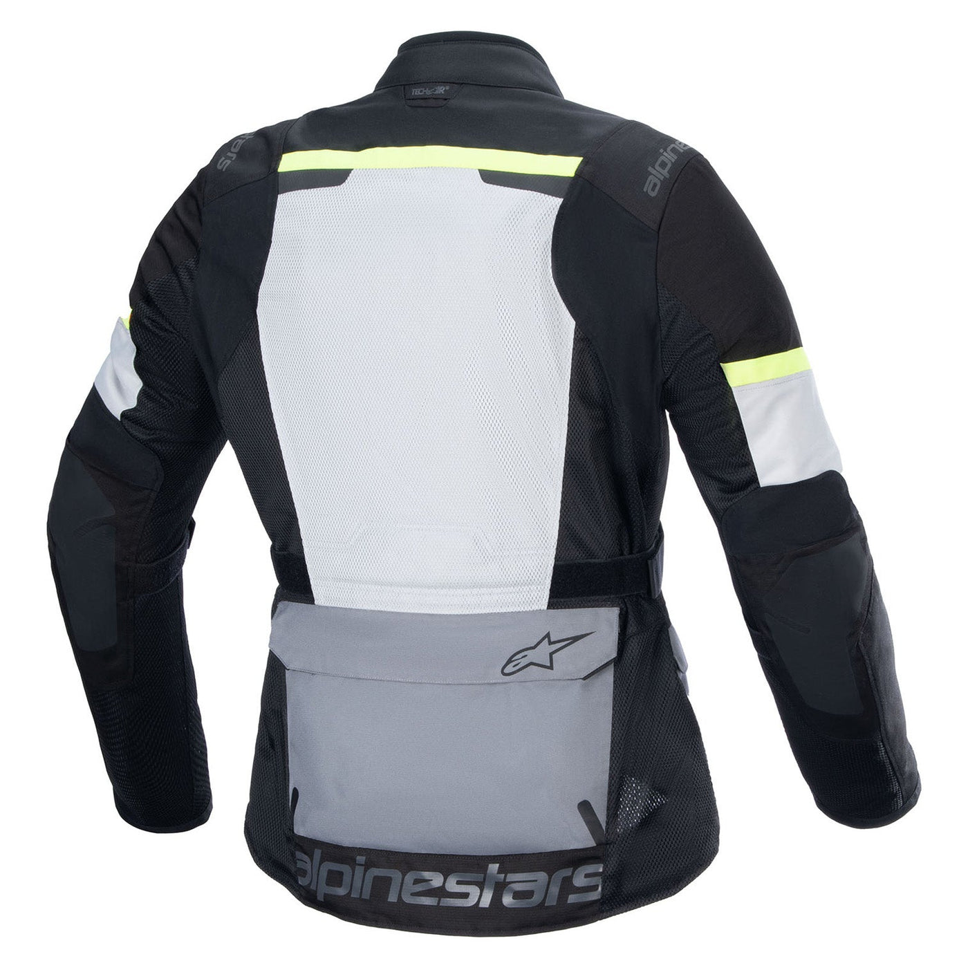 Alpinestars Andes Air Drystar Jacket Ice Gray/Dark Gray/Black - Rear View