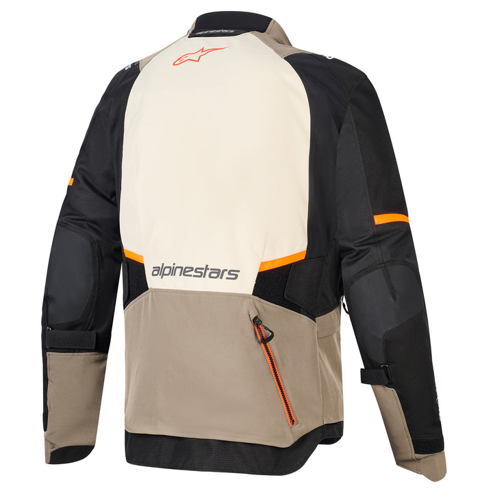 Alpinestars Andes V4 Drystar Jacket Walnut Mastic/Black - Rear View