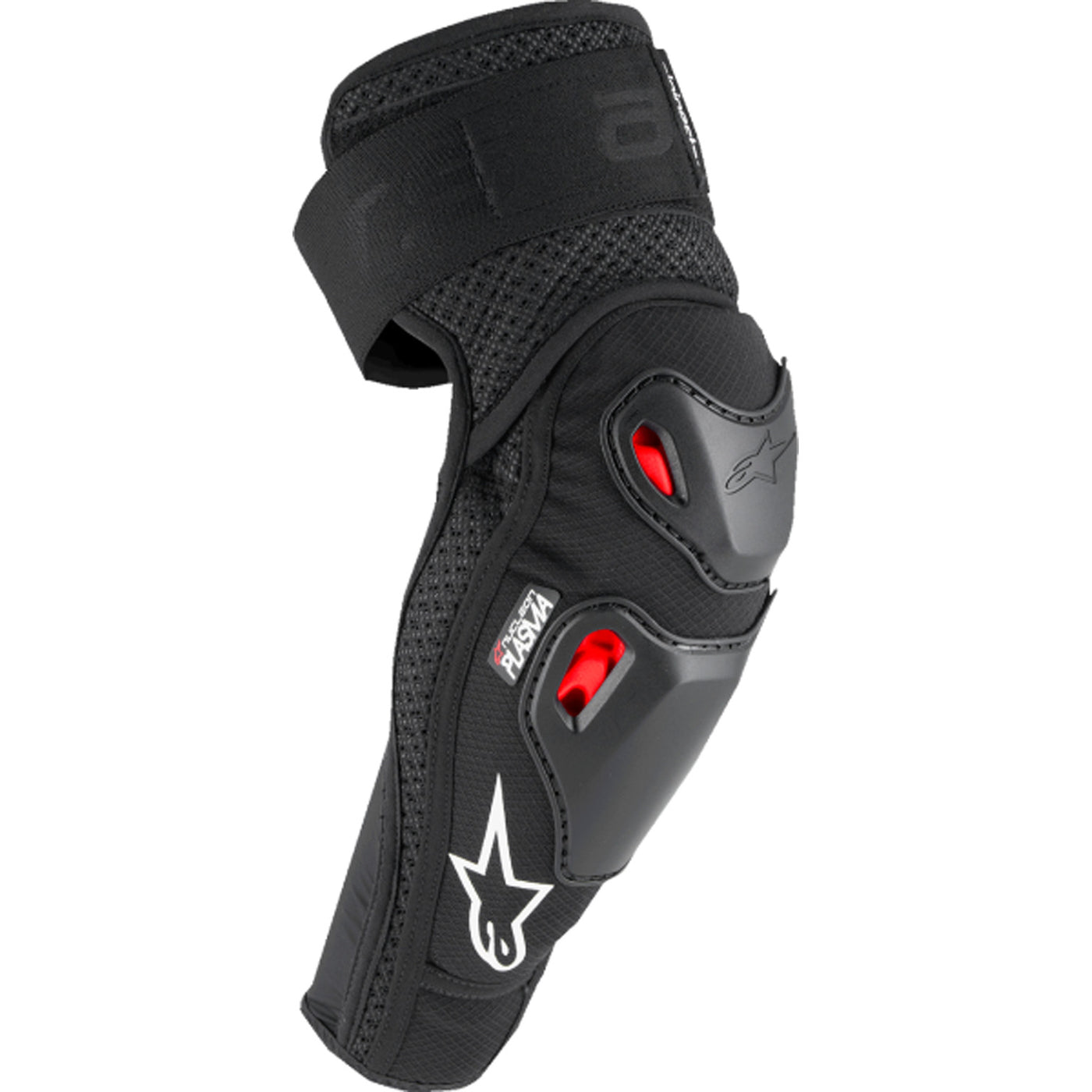 Alpinestars Bionic Pro Plasma Elbow Protectors Black/Red/White - Front View