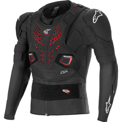 Alpinestars Bionic Pro V3 Plasma Protection Jacket Black/Red/White - Front View