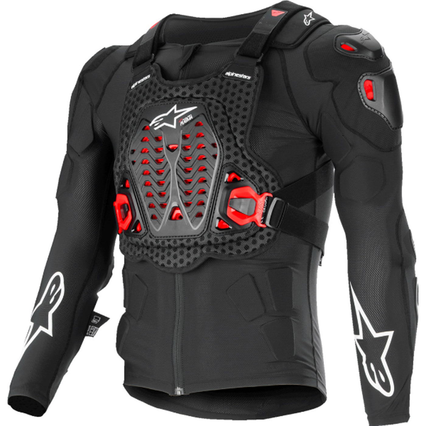 Alpinestars Bionic XTR Plasma Protection Jacket Black/Red/White - Front View