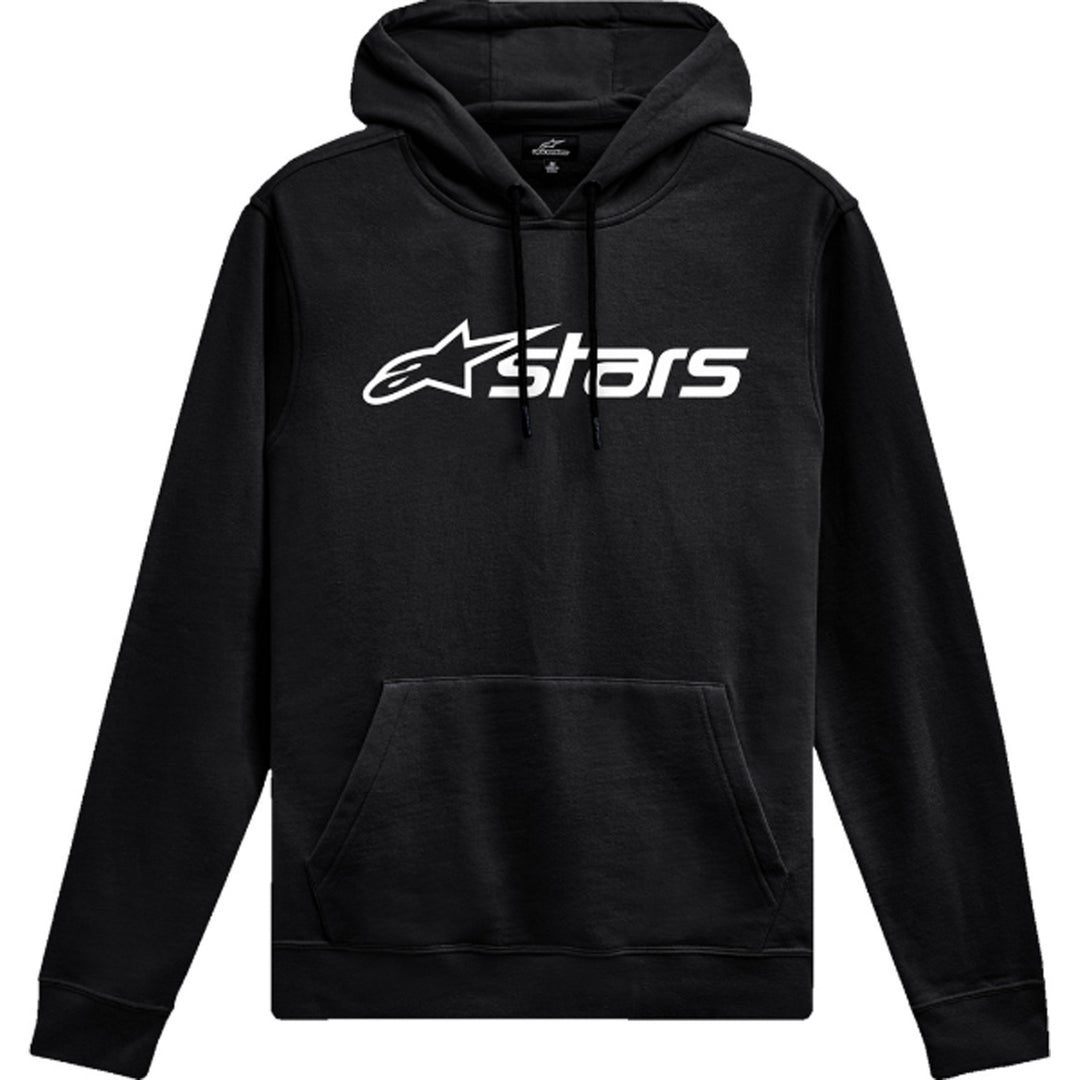 Alpinestars Blaze V3 Pullover Hoodie Black/White - Front View