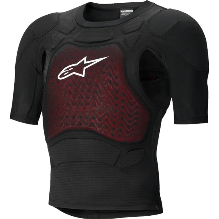 Alpinestars Bionic Plasma LT Short-Sleeve Jacket Black/White - Front View