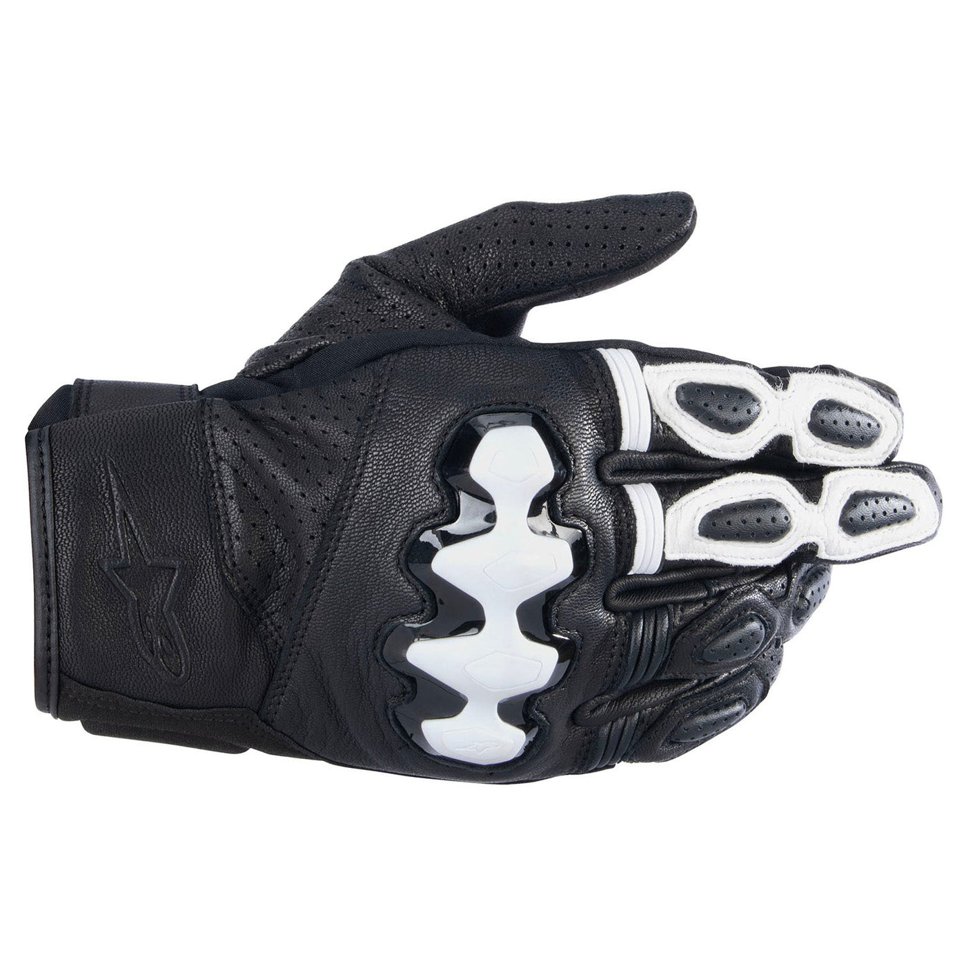 Alpinestars Celer V3 Gloves Black/White - Back of Hand View