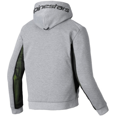 Alpinestars Chrome Air Sport Hoodie Gray Heather/Black - Rear View