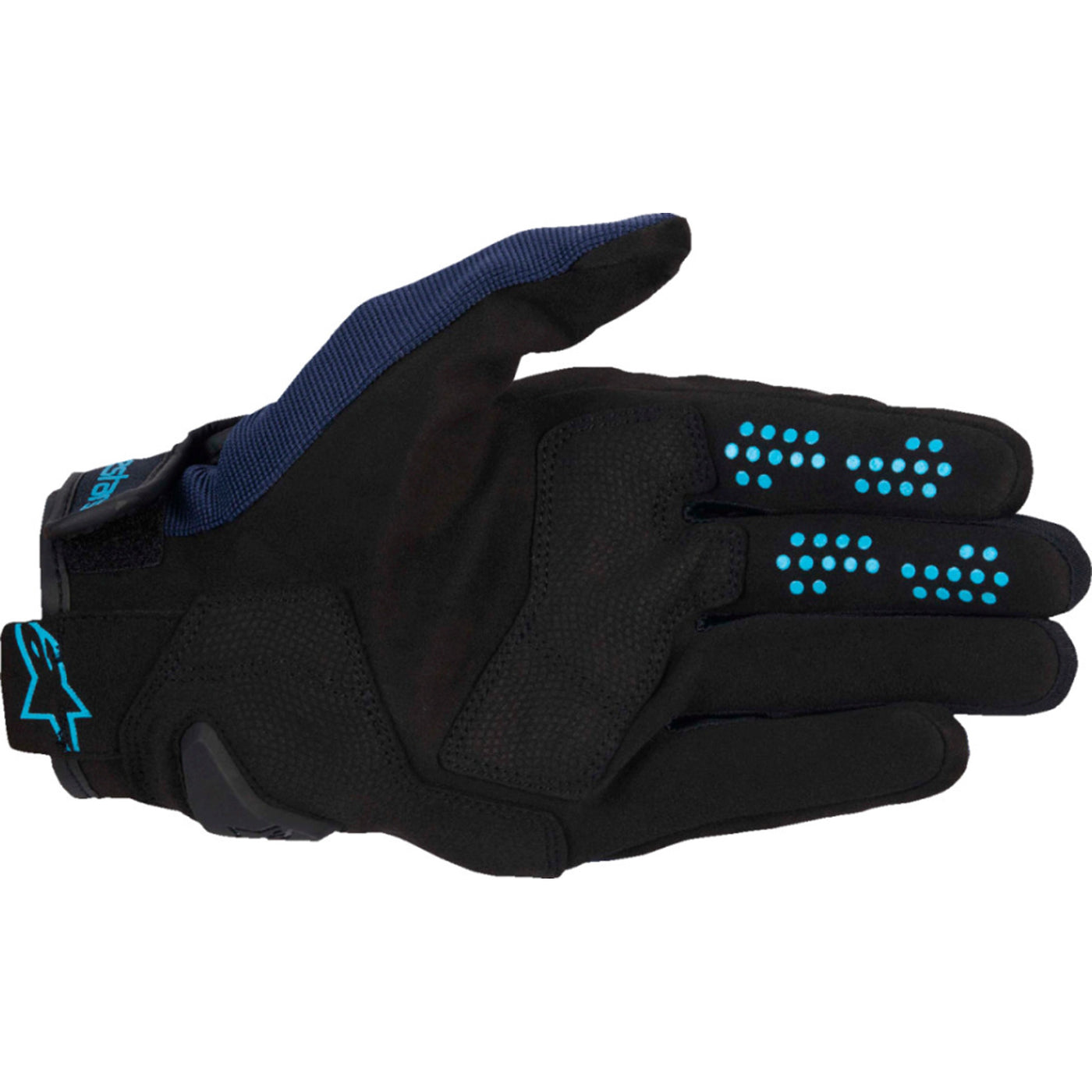 Alpinestars Chrome V2 Gloves Dark Blue Hawaiian Ocean - Palm View