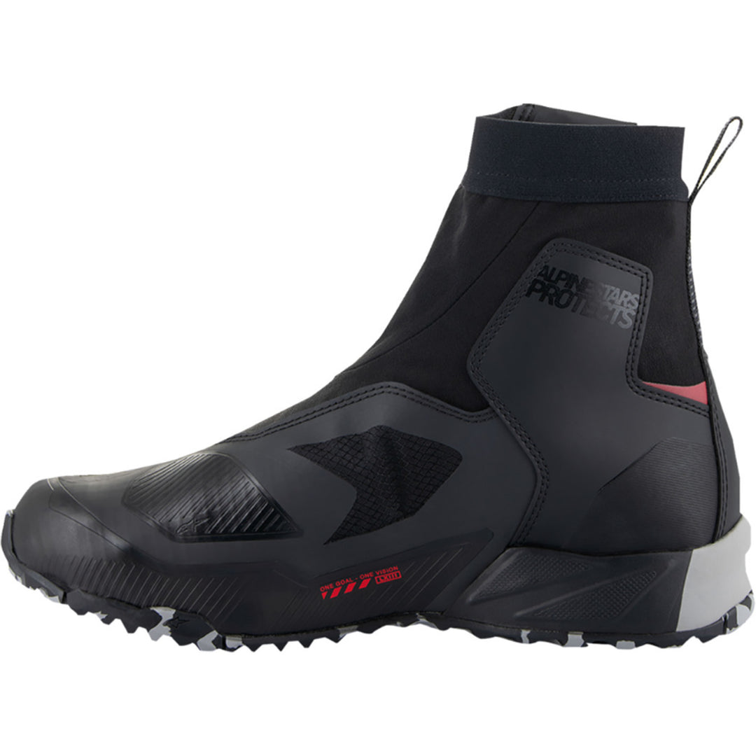 Alpinestars CR-8 Gore-Tex Shoes Black/Grey/Red - Inner Side View