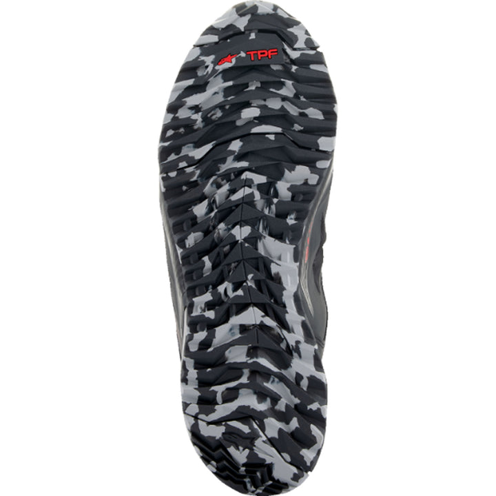 Alpinestars CR-8 Gore-Tex Shoes Black/Grey/Red - Sole View