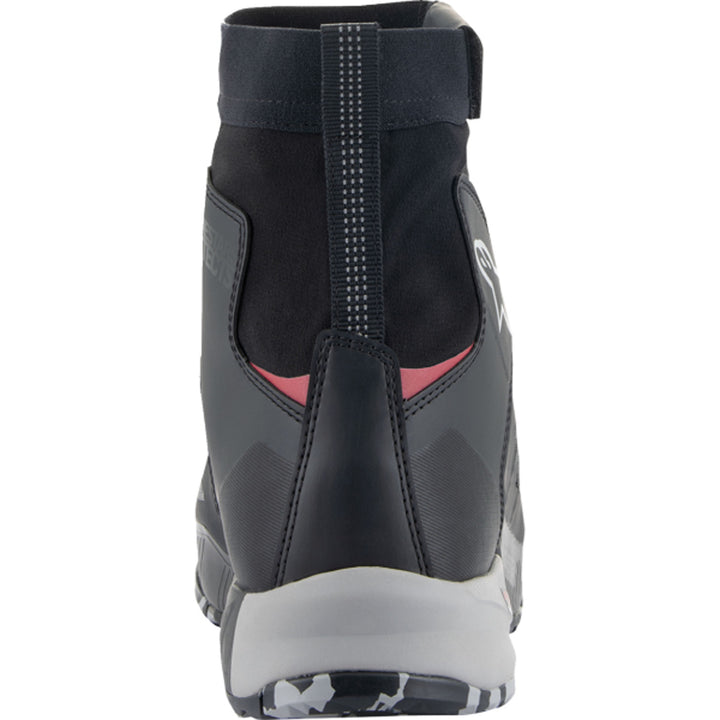 Alpinestars CR-8 Gore-Tex Shoes Black/Grey/Red - Rear View