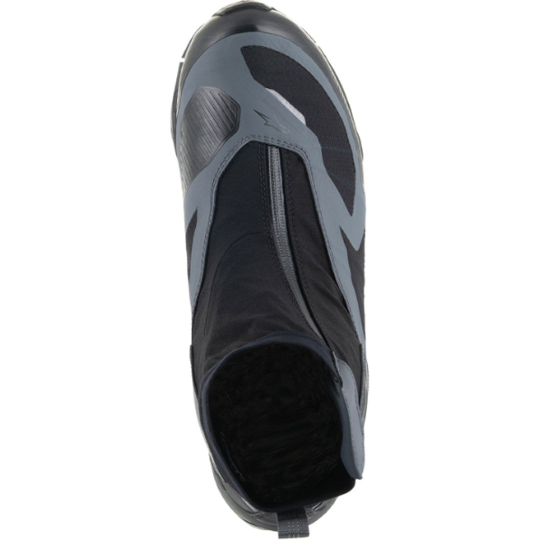 Alpinestars CR-8 Gore-Tex Shoes Black/Grey/Blue - Top Down View