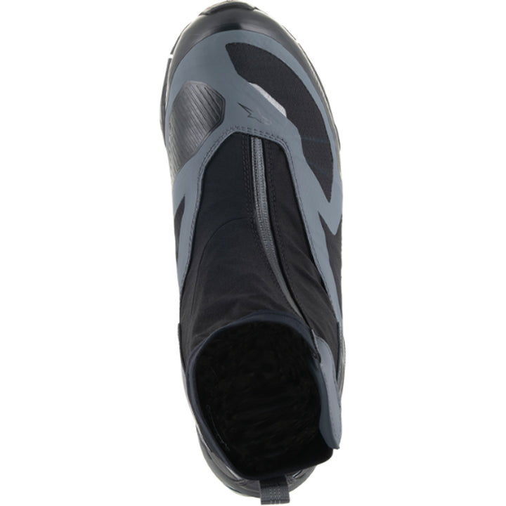Alpinestars CR-8 Gore-Tex Shoes Black/Grey/Blue - Top Down View