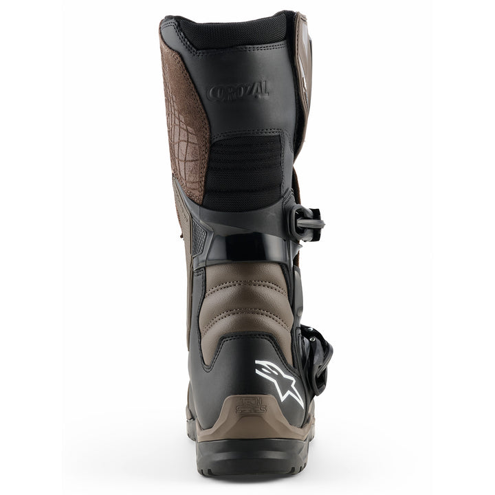 Alpinestars Corozal V2 Adventure Drystar Boots Brown/Black - Rear View