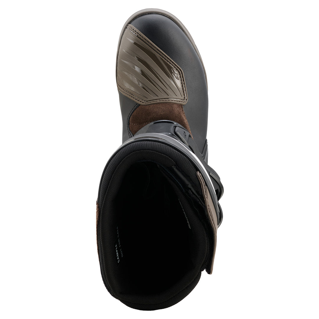 Alpinestars Corozal V2 Adventure Drystar Boots Brown/Black - Top Down View