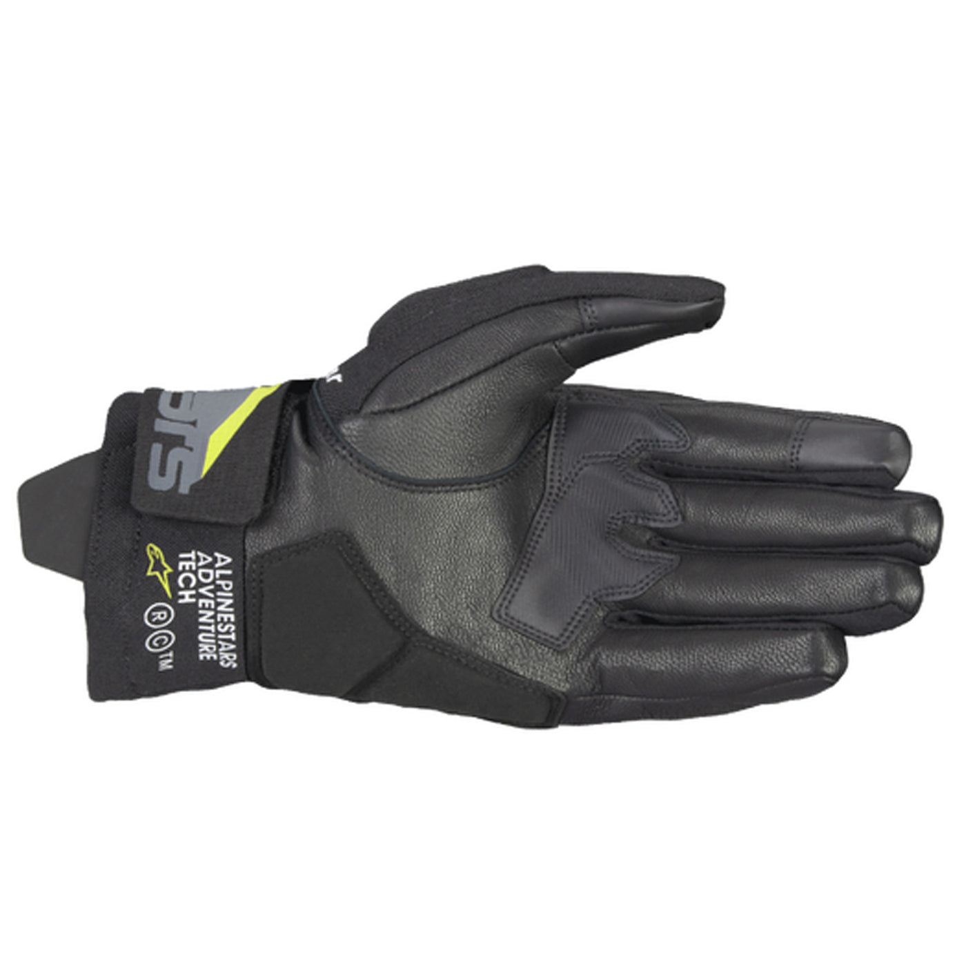 Alpinestars Corozal V3 Drystar Gloves Black/Gray/Yellow - Palm View