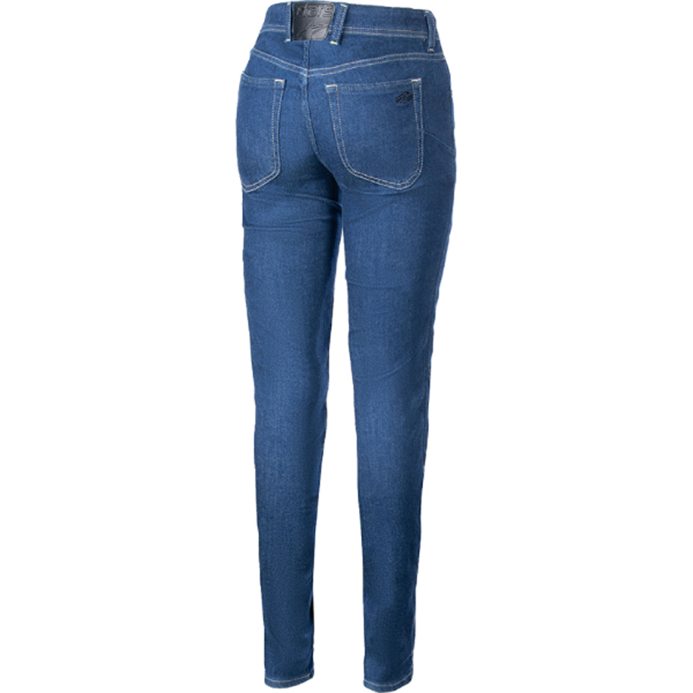 Alpinestars Daisy V3 Women's Riding Denim Rinse Blue - Rear View